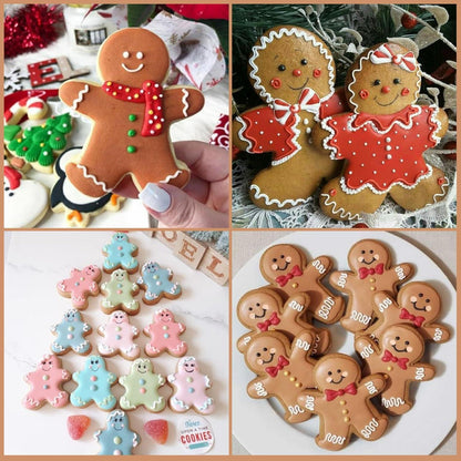 Lebkuchenmann Ausstechformen-Set, 2-teilig, Edelstahl, Weihnachtsbacken