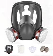 Wiederverwendbare Vollgesichtsmaske mit Filtern für maximale