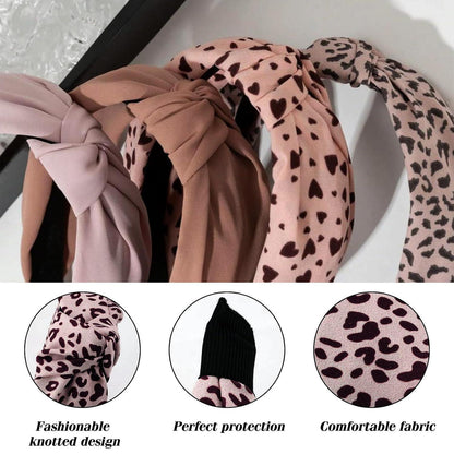 Modische Damen Stirnbänder mit Leoparden- und Herzdesign