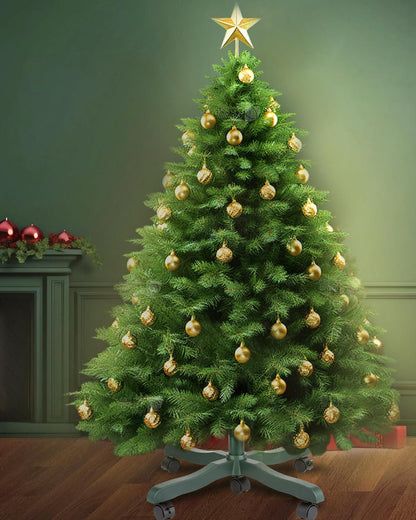 Weihnachtsbaumständer für künstlichen Baum mit Rädern - bis 200cm, Grün