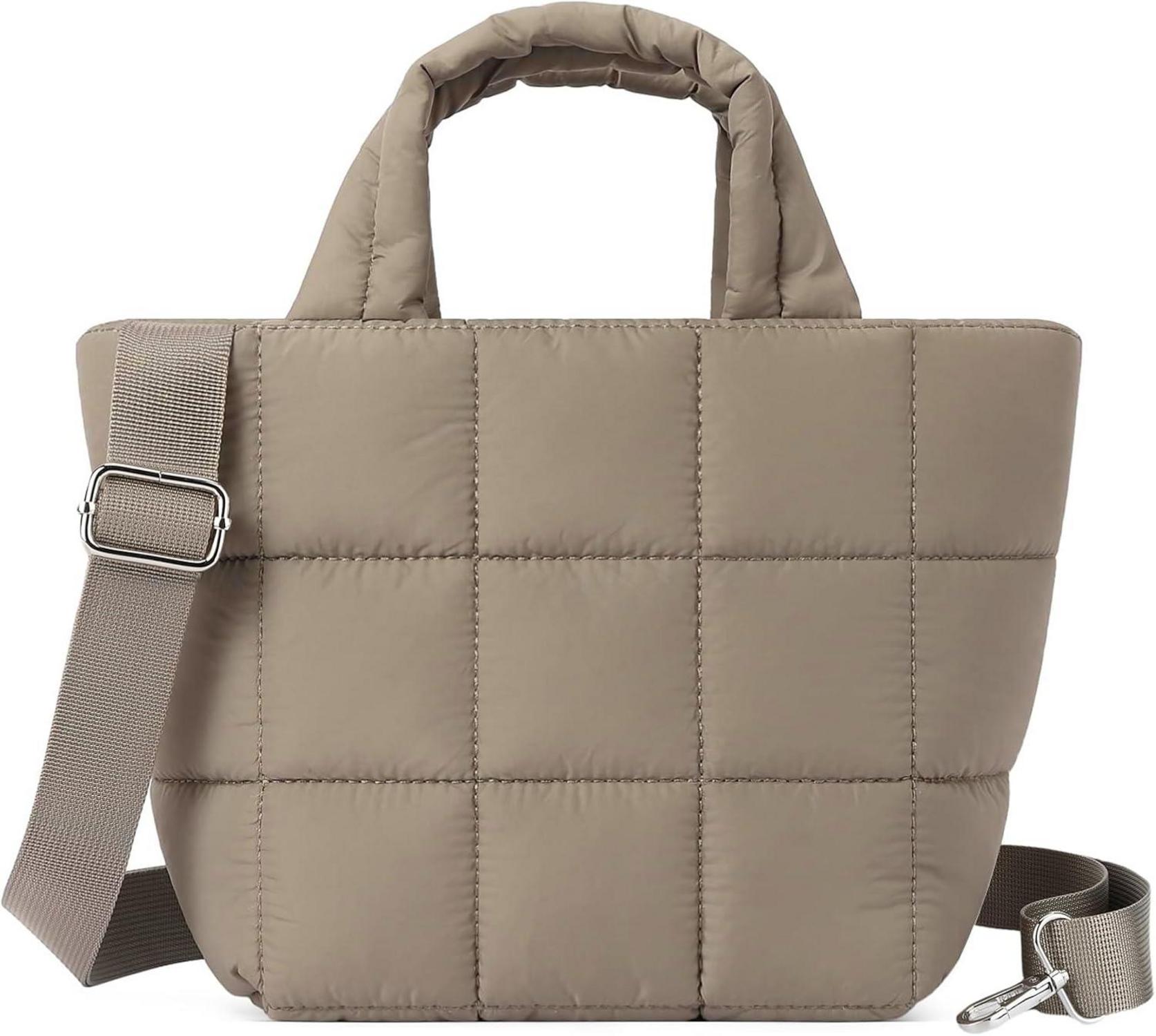 Leichte Gesteppte Puffer Crossbody Bag mit Mehreren Taschen