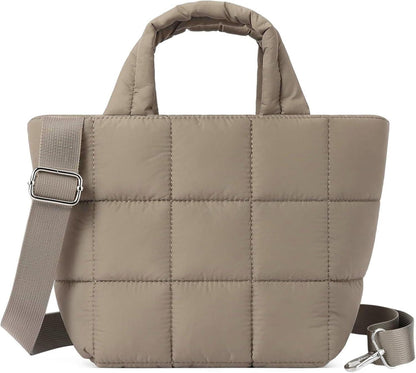 Leichte Gesteppte Puffer Crossbody Bag mit Mehreren Taschen