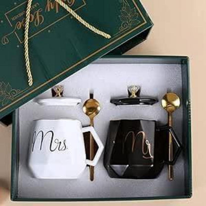 Mr und Mrs Tassen Geschenk - Valentinstag Hochzeit