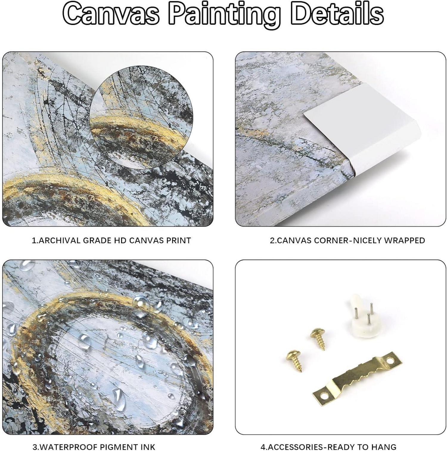 Weihnachten Leinwand Bilder Schneemann Kariert Schal Hut Wandbilder