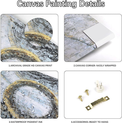 Weihnachten Leinwand Schneemann Zylinder Hut Rahmen 40x60cm Wandbilder