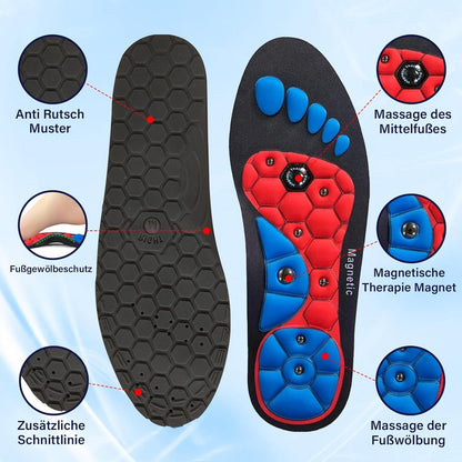 Magnetische Einlegesohlen Massage Akupunktur Schuheinlagen