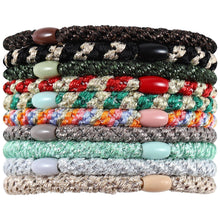 10er Set Bunte Haargummis für Mädchen und Damen - Verschiedene