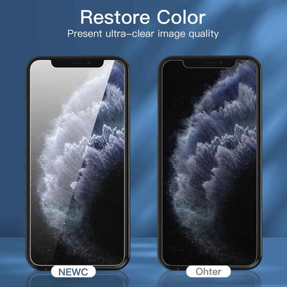 NEW'C Sichtschutz Panzerglas 3X für iPhone 11 Pro/X/XS 5,8 Zoll