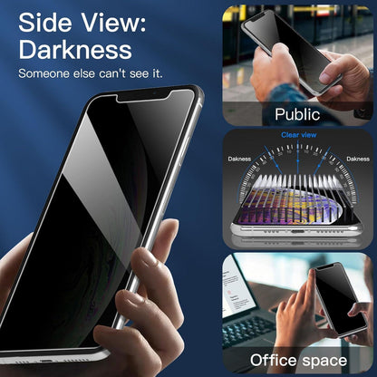 Sichtschutz Panzer Schutz Glas für iPhone 11 Pro Max/XS Max (6,7 Zoll), 3er Pack