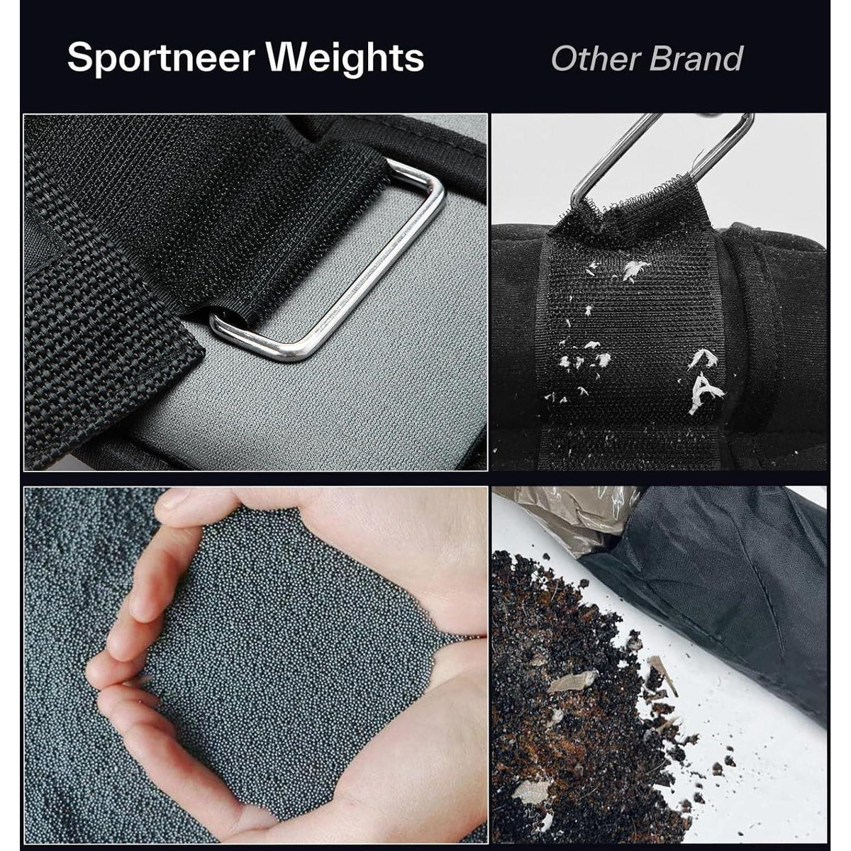 Verstellbare Knöchel- und Handgelenkgewichte für Fitness