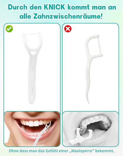 150er Pack Zahnseide Sticks für Backenzähne - Y-Form Dental Floss