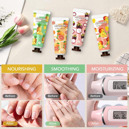 Handcreme Geschenkset 50er-Pack, Fruchtdüfte, Feuchtigkeitscreme