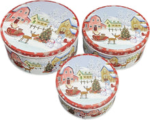 Weihnachtsdosen Metall Keksdose Nostalgische Deko 3er Set