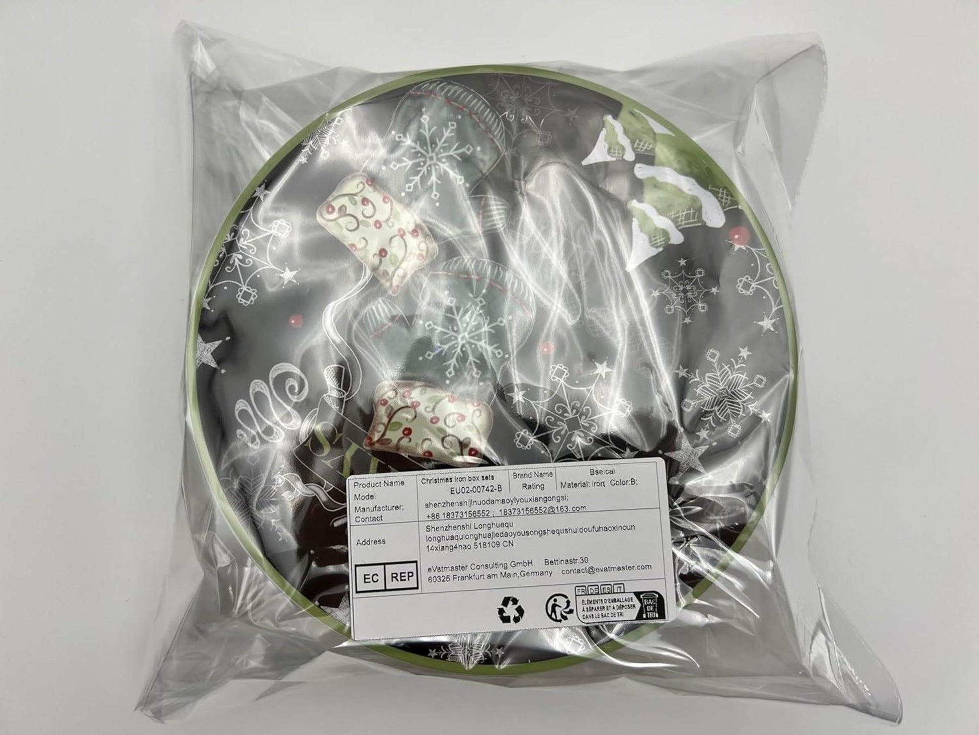 Weihnachtsdosen Set Keksdose Metall Plätzchen Blechdosen Festliche Deko