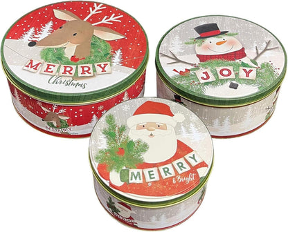 Weihnachtsdosen Metall Nostalgische Deko Gebäckdose Plätzchendosen