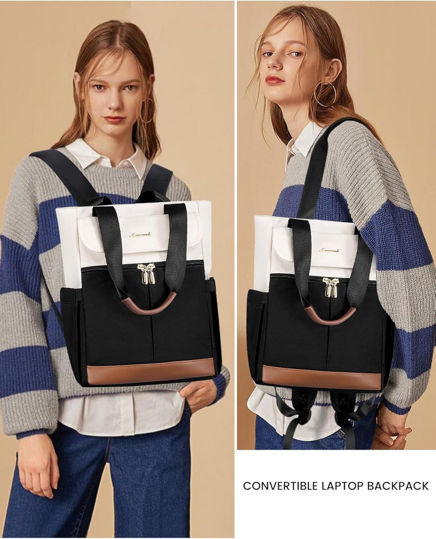 Rucksack Damen Groß 15,6 Zoll Laptop Schulrucksack Uni