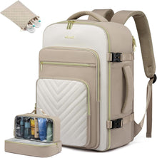 Handgepäck Rucksack 50L Damen wasserdicht 18 Zoll Laptopfach