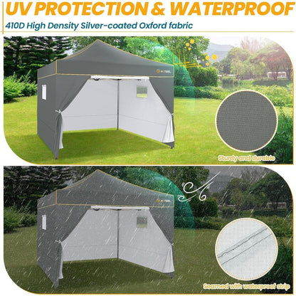 Faltpavillon 3x3 Wasserdicht Winterfest UV-Schutz Stabil