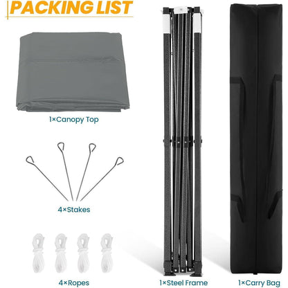 Faltpavillon 3x3 Wasserdicht Winterfest UV-Schutz Stabil