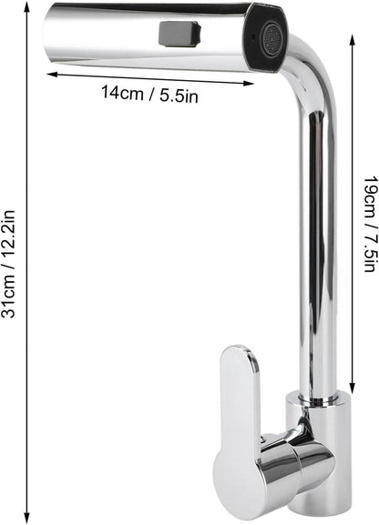 Wasserhahn Wasserfall Küchenarmatur 3 Wassermodi Einhand 360 Grad