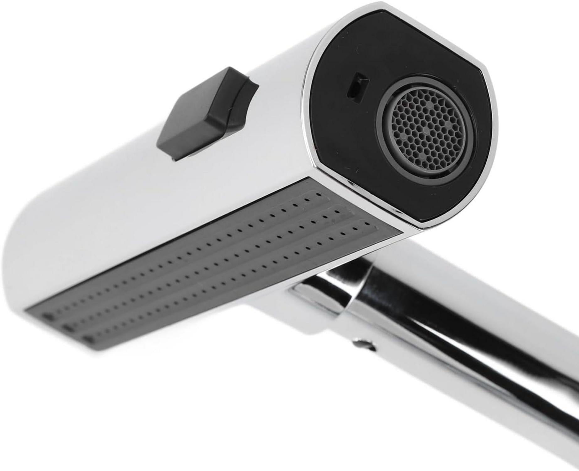 Wasserhahn Wasserfall Küchenarmatur 3 Wassermodi Einhand 360 Grad