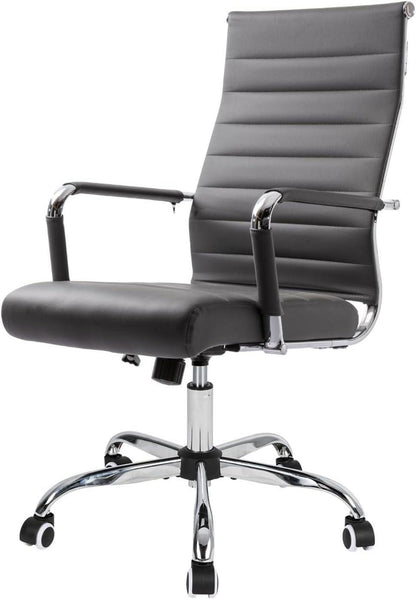 Bürostuhl Ergonomisch mit Wippfunktion bis 150 kg grau