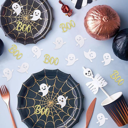 Halloween Konfetti Gespenst Geister Streudeko Tisch Deko 100 Stück
