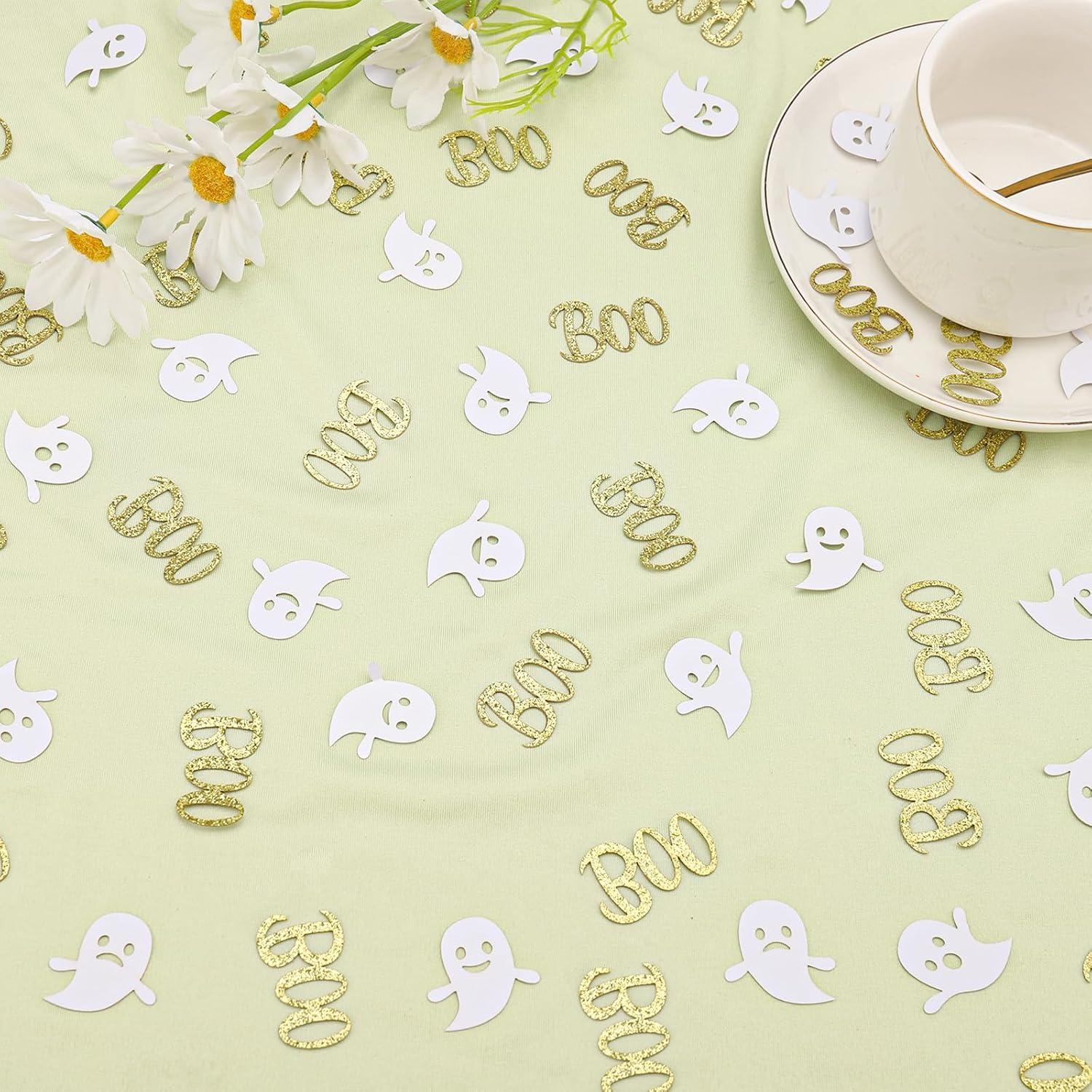 Halloween Deko Konfetti Groß 100 Stück Gespenst Geister Tisch Party