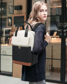 Eleganter Damen Laptop Rucksack 15,6 Zoll Wasserdicht mit