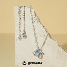 GEMAURA Silber Halskette 925 Zirkonia Anhänger Herz
