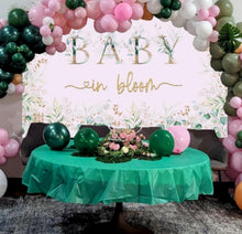 INRUI Baby in Bloom Eukalyptus Gold Glitzer Hintergrund
