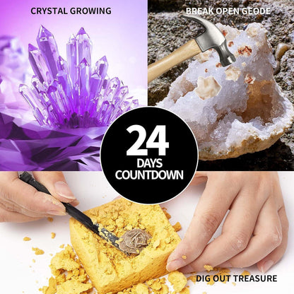 STEM Experimente & Edelstein Adventskalender 2024 für