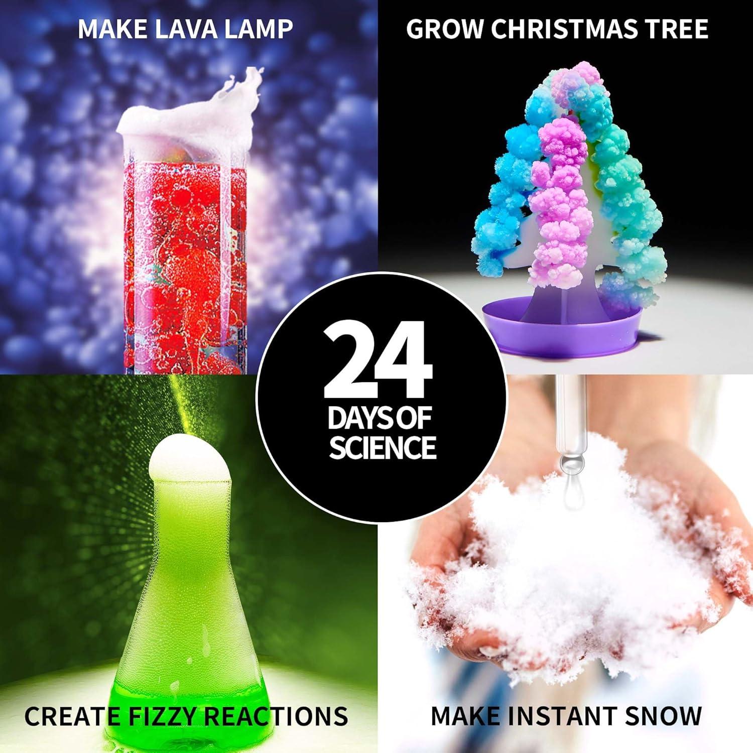 Experimente & Edelstein Adventskalender 2024 für Kinder - STEM