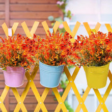 Herbstblumenstrauß Künstlich Herbst-Deko 6 Bündel Wetterfest