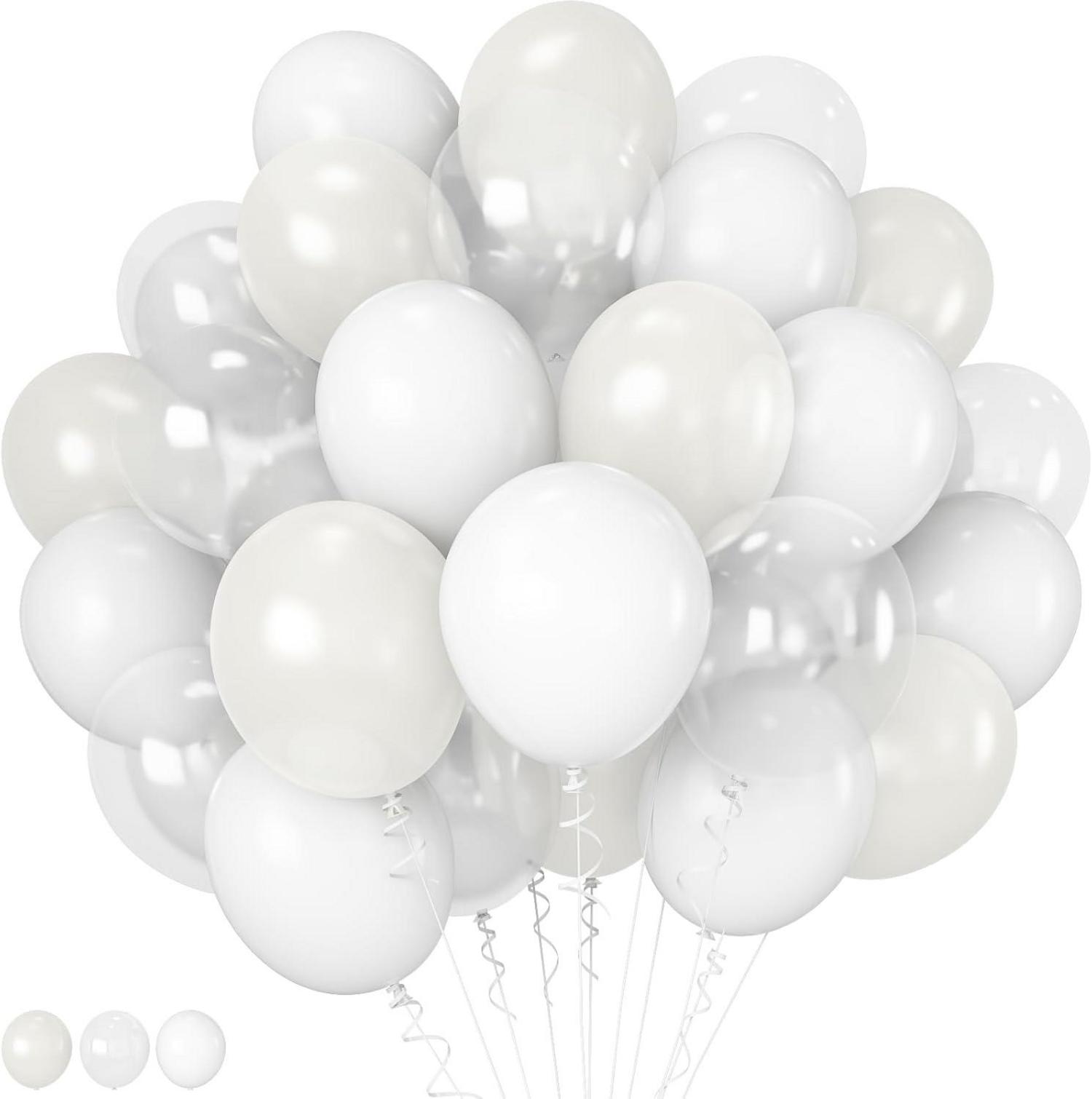 Hochzeit Luftballons Weiß 12 Zoll Party Helium Ballons