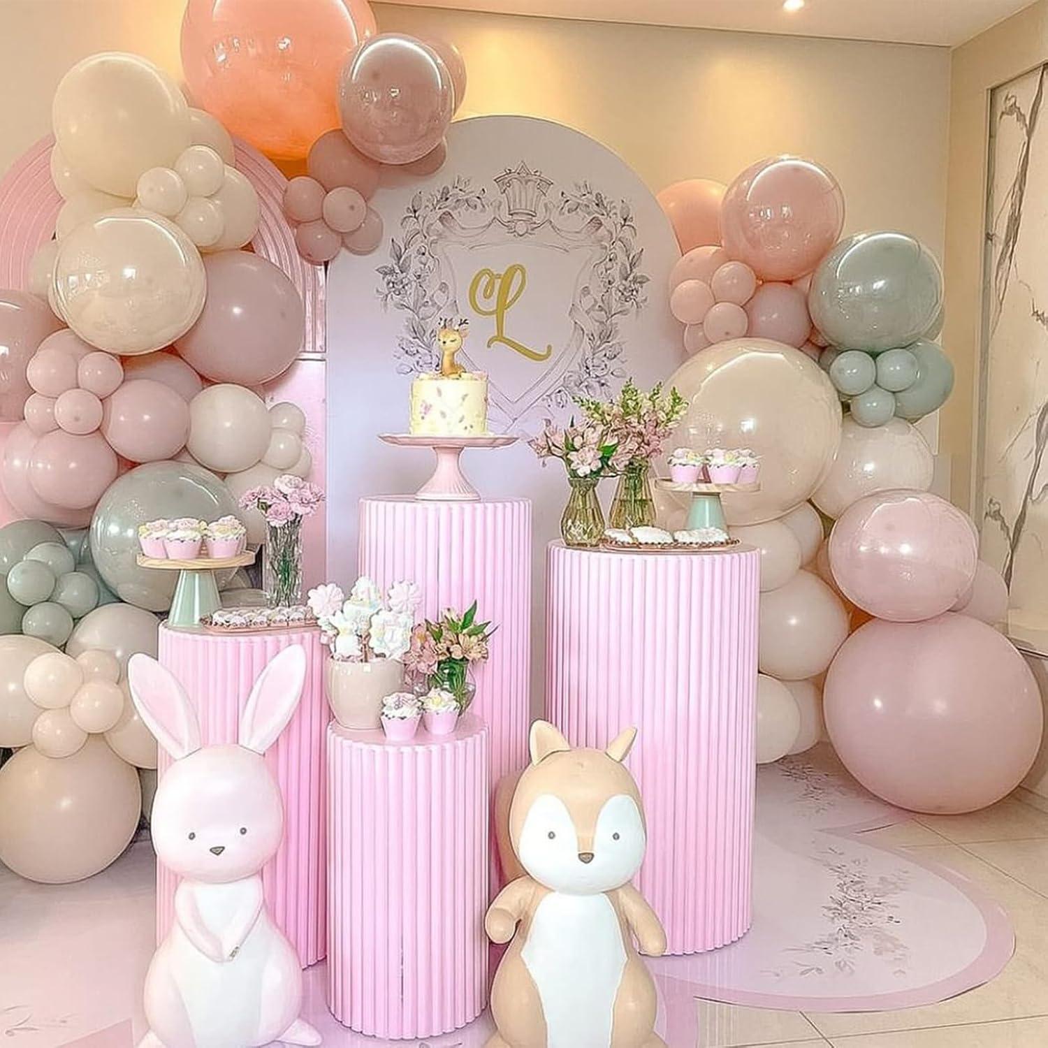 Sage Grün Rosa Party Ballons 12 Zoll Hochzeit Boho 60 Stück