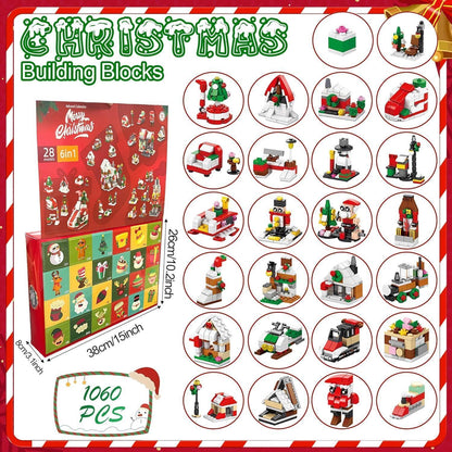 Adventskalender Weihnachtsbaum Bauklötze Set 24-tlg. für