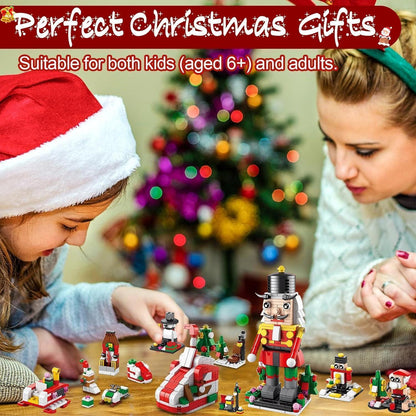 Adventskalender Weihnachtsbaum Bauklötze Set 24-tlg. für