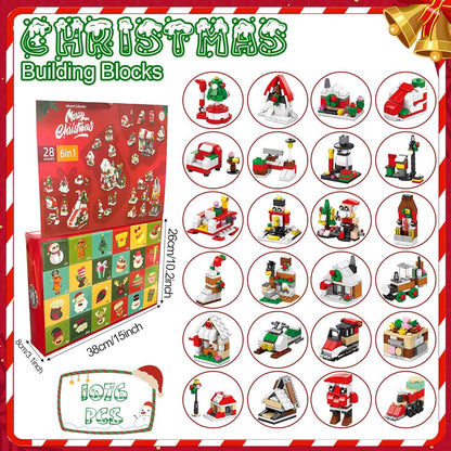 Adventskalender Weihnachtsbaum Bauklötze Set 24 Day Countdown Gift