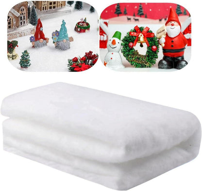 Deko Schneedecke Kunstschnee Matte Weihnachtsdorf Winterlandschaft