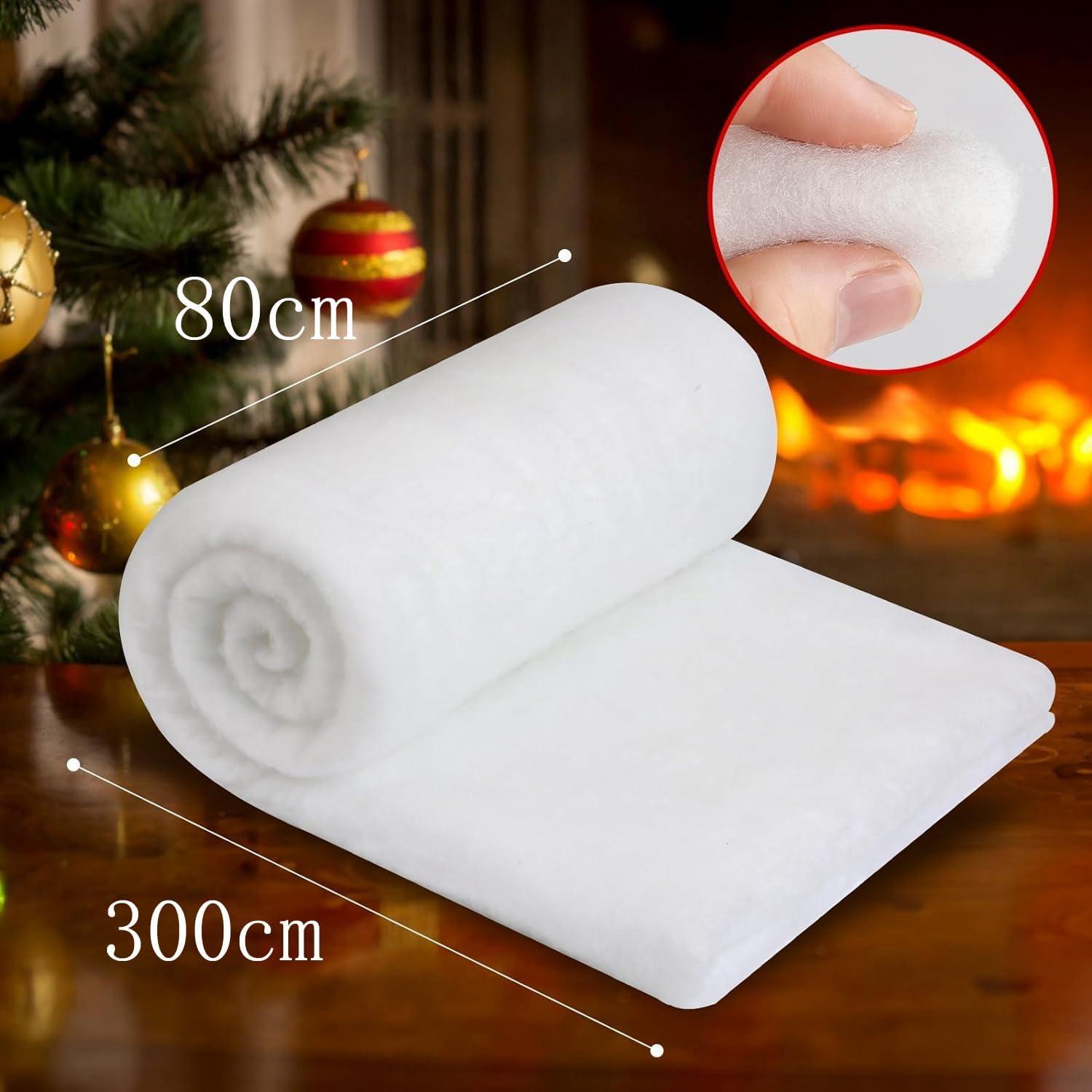 Winterliche Schneedecke Deko Weihnachten Kunstschnee Rolle