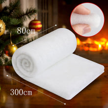 Winterliche Schneedecke Deko Weihnachten Kunstschnee Rolle