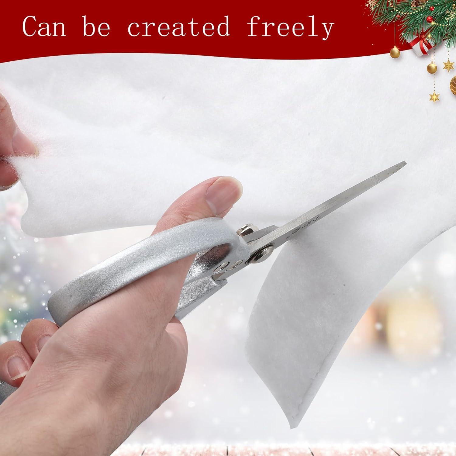 Deko Schneedecke Kunstschnee Matte Weihnachtsdorf Winterlandschaft