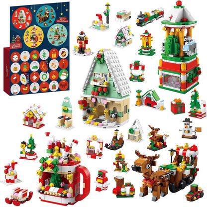 Adventskalender Bauklötze Weihnachtsbaum Set 24 Stück