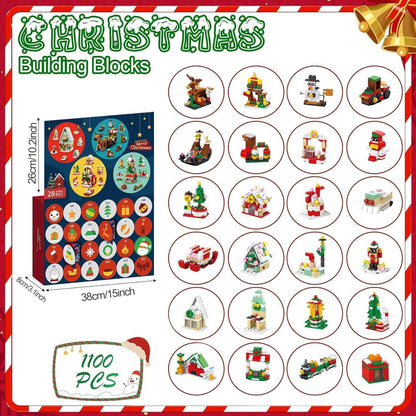 Adventskalender Bauklötze Weihnachtsbaum Set 24 Stück