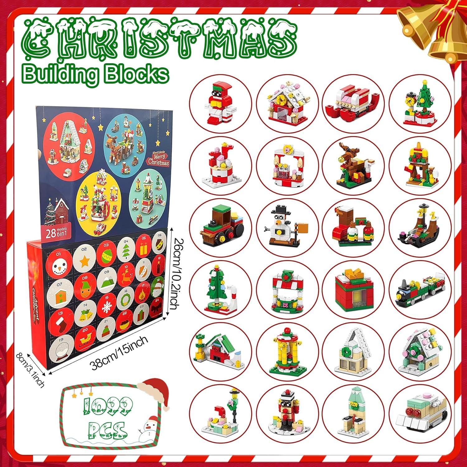 Adventskalender Weihnachtsbaum Bauklötze Set 24 Day Geheimnisvolle Box
