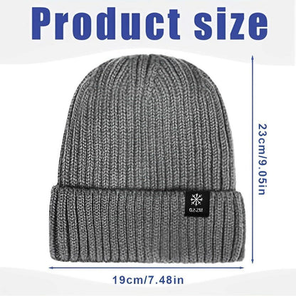 Warme Strickmütze Thermo Beanie für Damen und Herren