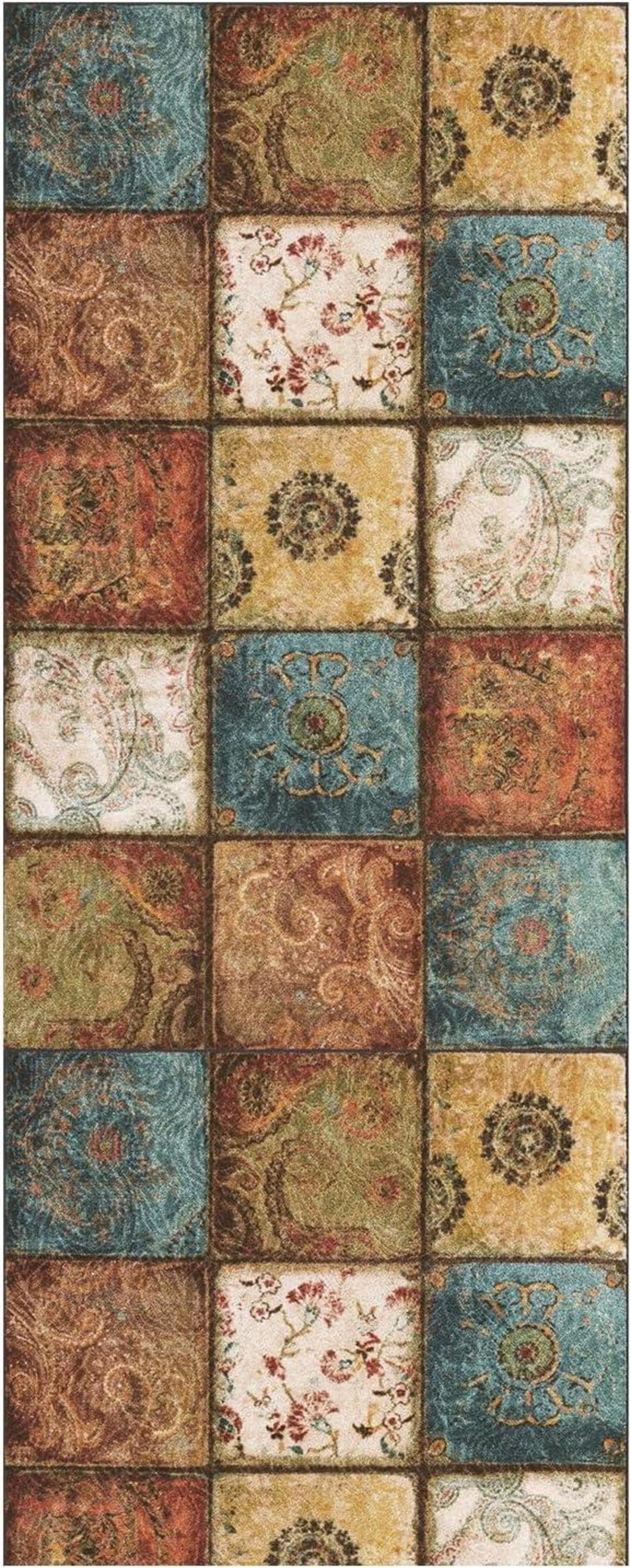 Teppich Läufer Flur rutschfest 60x150 cm Waschbar Modern