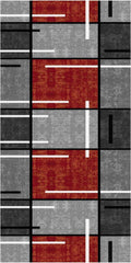 WTHYGB Teppich Läufer Flur rutschfest 60x120 cm Waschbar