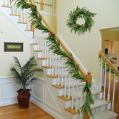 Künstliche Tannengirlande 3.6m (12ft) - 2er Set für Weihnachten
